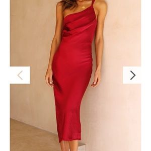 Josephina MIDI Dress in Wine